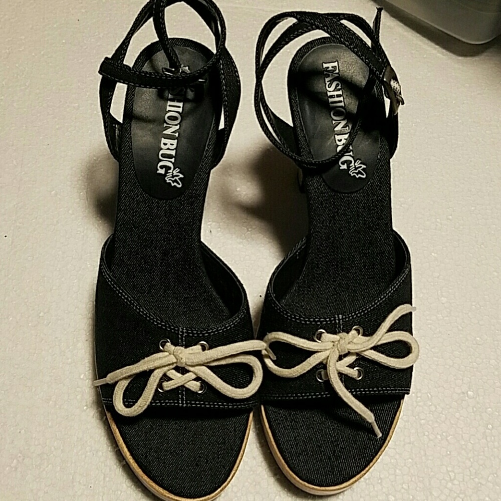 Denim Heels